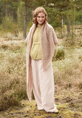 ПЛАТОК SHAWL Natural Superkid Tweed от Lana Grossa