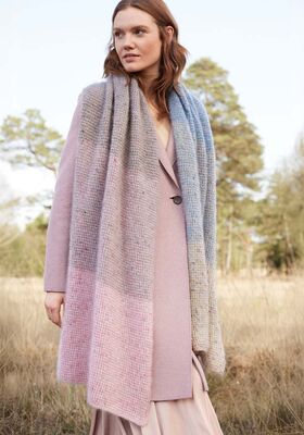 ШАЛЬ Natural Superkid Tweed от Lana Grossa