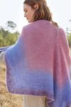 Lana Grossa ПЛАТОК ПОНЧО Merino Lace Aquarell, Silkhair & Cool Wool Lace