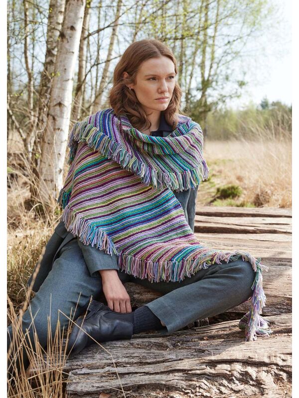 Lana Grossa ПЛАТОК Farfalla & Cashmere 16 Fine