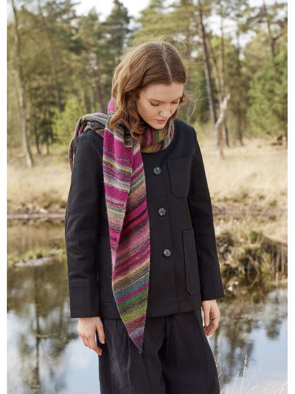 Lana Grossa ПЛАТОК Colorissimo & Ecopuno