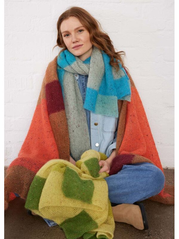 Lana Grossa ПЛАТОК Natural Superkid Tweed