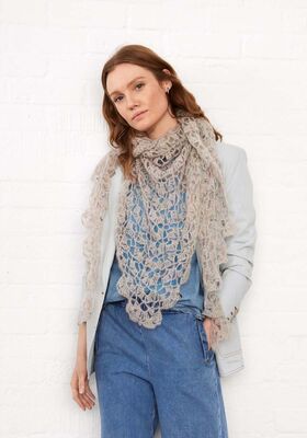 ПЛАТОК Natural Superkid Tweed от Lana Grossa