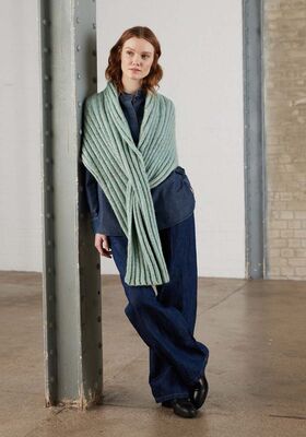 ПЛАТОК Ecopuno, Brillino & Natural Superkid Tweed от Lana Grossa
