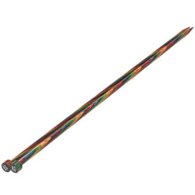 Lana Grossa Спицы прямые Design-Holz Color, цветное дерево №6,0/35см