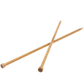 Lana Grossa Спицы прямые Design-Holz Natur, дерево №9,0