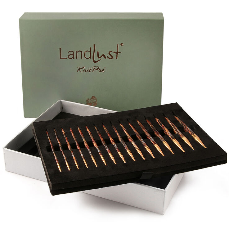 Lana Grossa Набор круговых съемных спиц Landlust 3,5-8,0