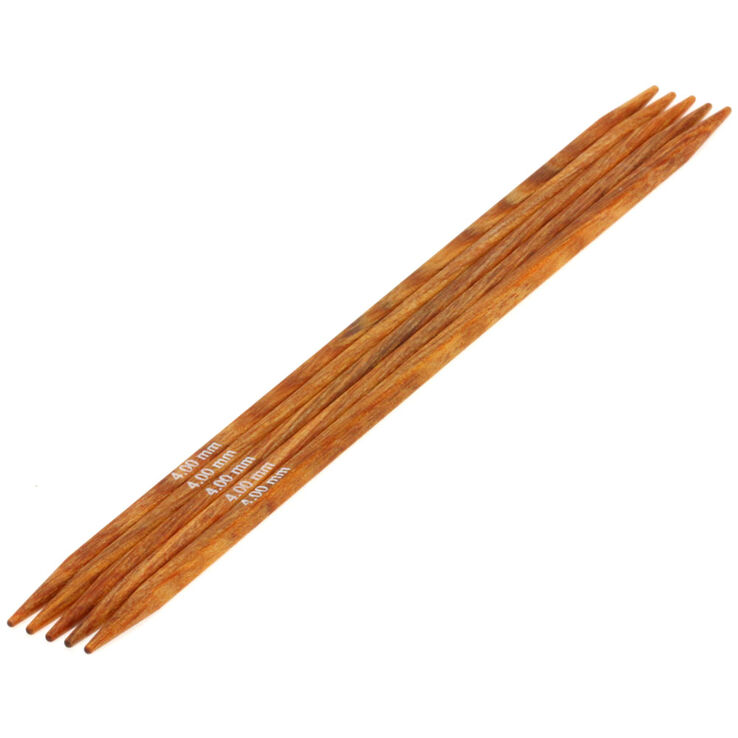Lana Grossa Набор чулочных спиц Design-wood Quattro № 4/15см