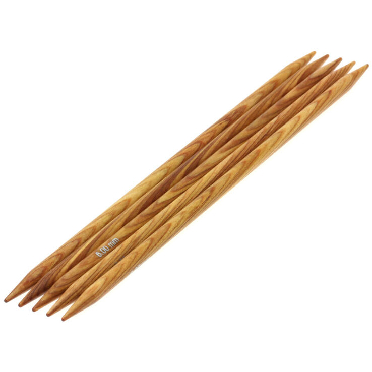 Lana Grossa Спицы чулочные Design-Holz Signal, дерево №6,0/20см