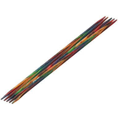 Lana Grossa Спицы чулочные Design-Holz Multicolor, цветное дерево №3,0/15см