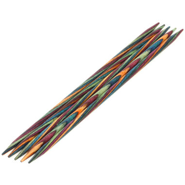 Lana Grossa Спицы чулочные Design-Holz Multicolor, цветное дерево №3,5/15см