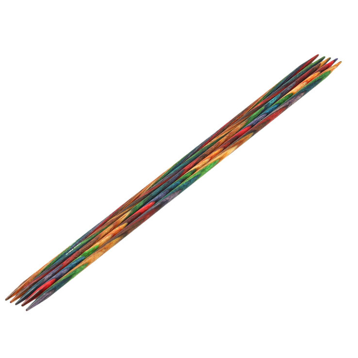 Lana Grossa Чулочные спицы Design-Holz Multicolor 3,75/20 см