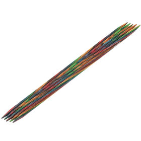 Lana Grossa Спицы чулочные Design-Holz Multicolor, цветное дерево №5,0/20см