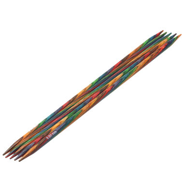 Lana Grossa Спицы чулочные Design-Holz Multicolor, цветное дерево №5,5/20см