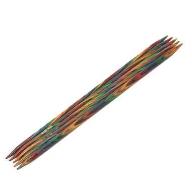 Lana Grossa Спицы чулочные Design-Holz Multicolor, цветное дерево №6,0/20см