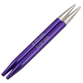 Lana Grossa Спицы съемные Vario алюминий Rainbow, N°6,0 короткие 