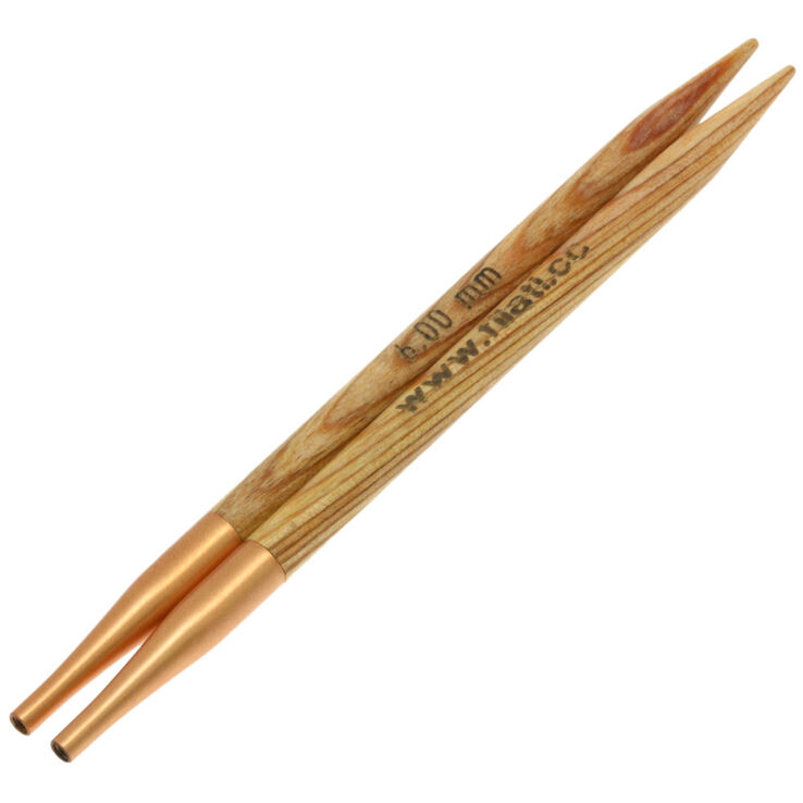 Lana Grossa Спицы съемные Vario Design-Holz Signal, дерево N°6,0