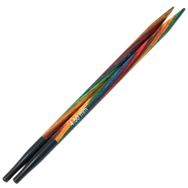 Lana Grossa Спицы съемные Vario Design-Holz Multicolor, цветное дерево N°4,5