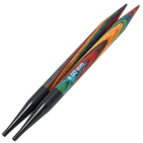 Lana Grossa Спицы съемные Vario Design-Holz Multicolor, цветное дерево N°8,0
