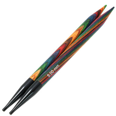 Lana Grossa Спицы съемные Vario Design-Holz Multicolor, цветное дерево N°9,0