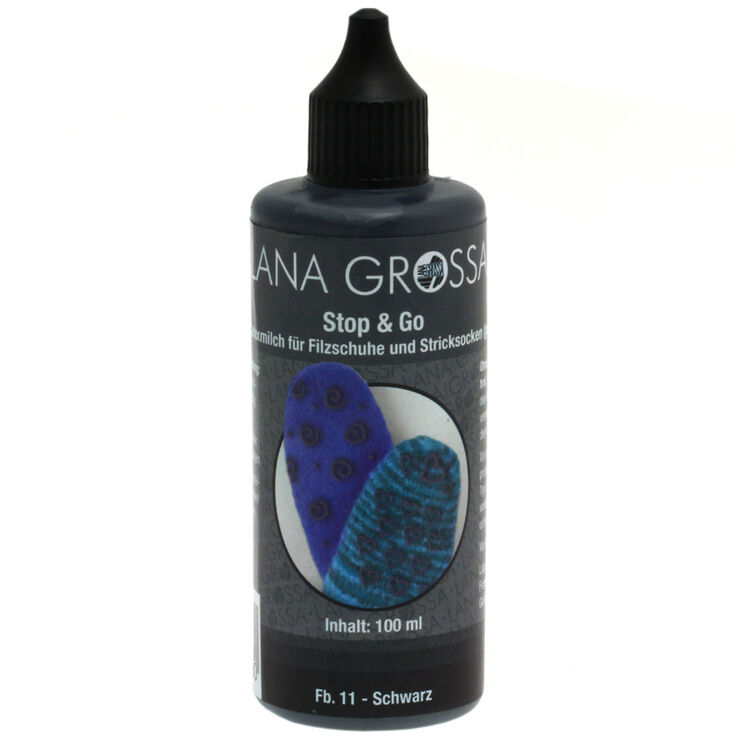 Lana Grossa Stop & Go латекс | 11-чёрный