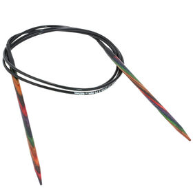 Lana Grossa Круговые спицы Design-Holz Multicolor № 3,75 длина 100 см 