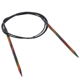 Lana Grossa Круговые спицы Design-Holz Multicolor № 4,0 длина 100 см 