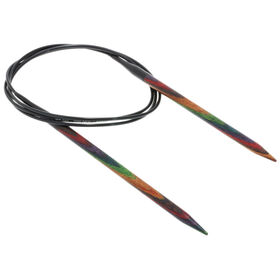 Lana Grossa Круговые спицы Design-Holz Multicolor № 5,0 длина 100 см 