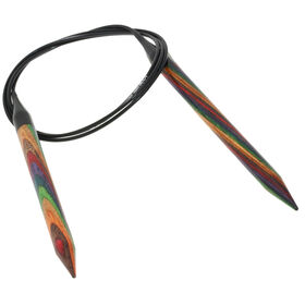 Lana Grossa Круговые спицы Design-Holz Multicolor № 8 длина 100 см 