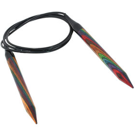 Lana Grossa Круговые спицы Design-Holz Multicolor № 9 длина 100 см 