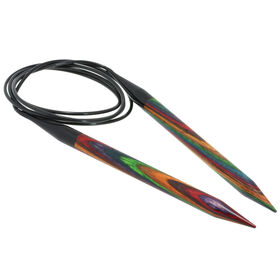 Lana Grossa Круговые спицы Design-Holz Multicolor № 10 длина 120 см 