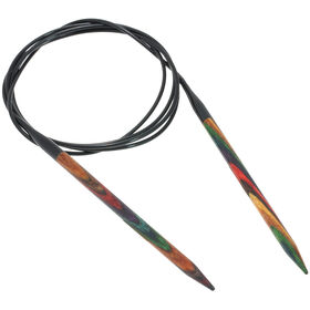 Lana Grossa Круговые спицы Design-Holz Multicolor № 5,5 длина 120 см 
