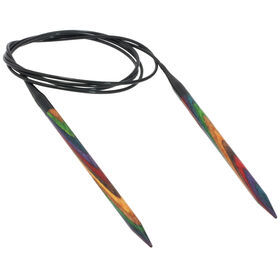 Lana Grossa Круговые спицы Design-Holz Multicolor № 6,0 длина 120 см 