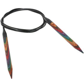 Lana Grossa Круговые спицы Design-Holz Multicolor № 7 длина 120 см 