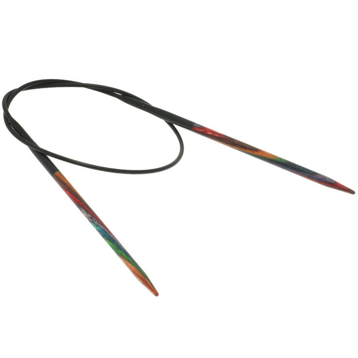 Lana Grossa Круговые спицы Design-Holz Color, цветное дерево №3,25/40см