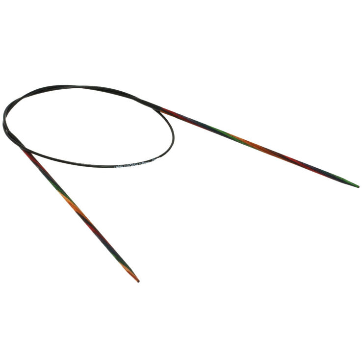 Lana Grossa Круговые спицы Design-Holz Multicolor, цветное дерево №2,5/60 см