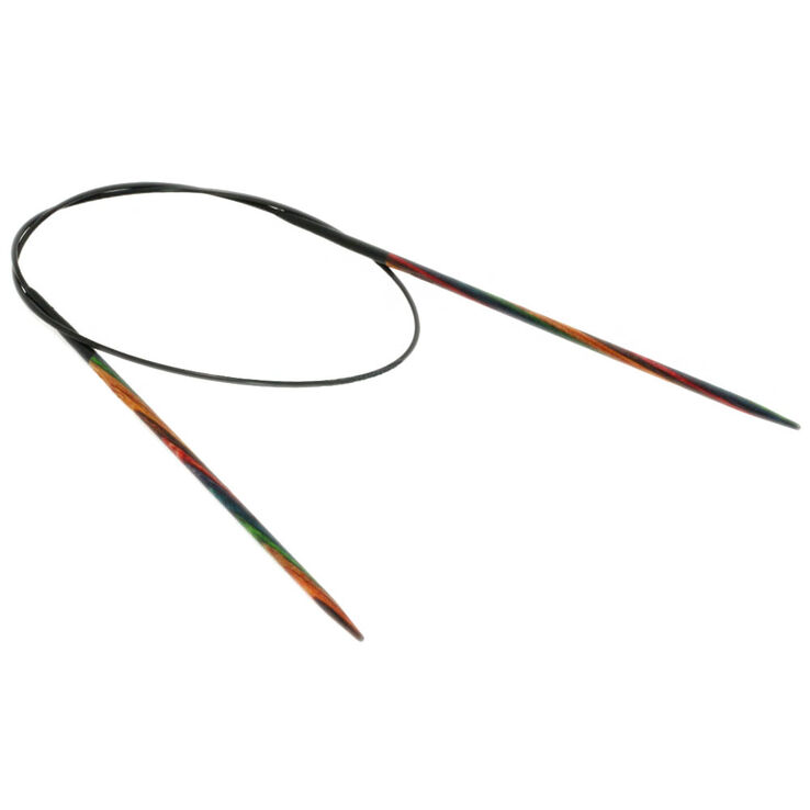 Lana Grossa Круговые спицы Design-Holz Color, цветное дерево №3,25/60см