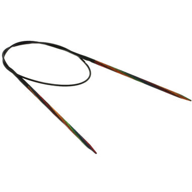 Lana Grossa Круговые спицы Design-Holz Multicolor, цветное дерево №3,5/60 см