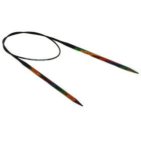 Lana Grossa Круговые спицы Design-Holz Multicolor № 5,0 длина 60 см 