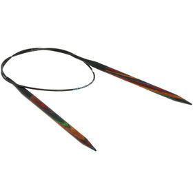 Lana Grossa Круговые спицы Design-Holz Multicolor № 6,0 длина 60 см 