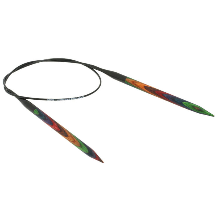Lana Grossa Круговые спицы Design-Holz Color, цветное дерево №6,5/60см