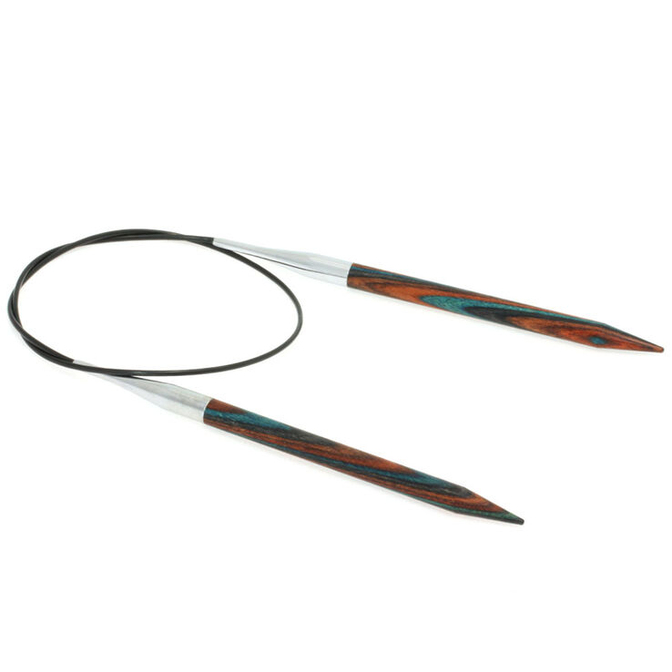 Lana Grossa Круговые спицы Design-Holz Color, цветное дерево №7,0/60см