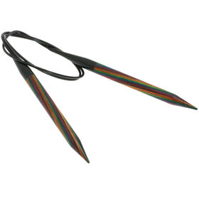 Lana Grossa Круговые спицы Design-Holz Multicolor № 10,0 длина 80 см 