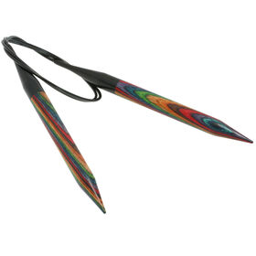 Lana Grossa Круговые спицы Design-Holz Multicolor № 12,0 длина 80 см 