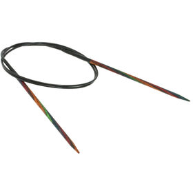 Lana Grossa Круговые спицы из дерева LANA GROSSA Design-Holz Multicolor № 3,75 длина 80 см 