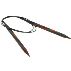 Lana Grossa Круговые спицы Design-Holz Multicolor № 8,0 длина 80 см 