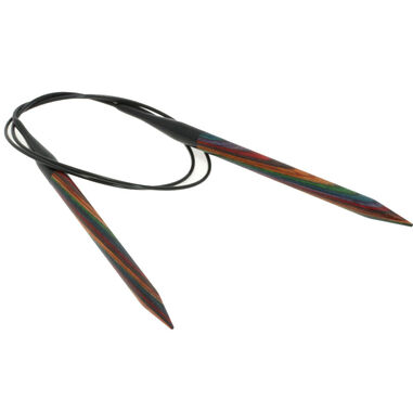 Lana Grossa Круговые спицы Design-Holz Multicolor № 8,0 длина 80 см