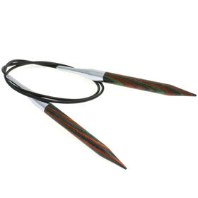 Lana Grossa Круговые спицы Design-wood Color № 9/80см
