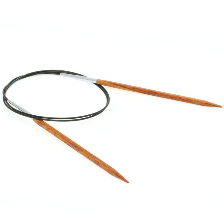 Lana Grossa Круговые спицы Design-wood, дерево Quattro № 4,5/80см