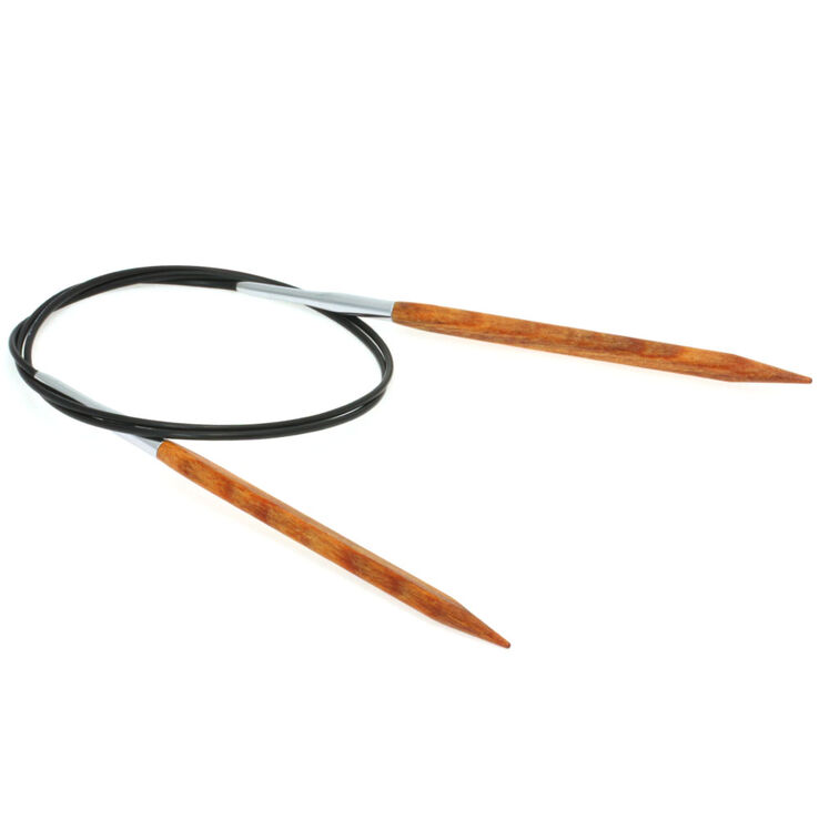 Lana Grossa Круговые спицы Design-wood, дерево Quattro № 6/80см